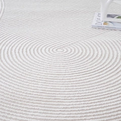 Classic Nordic-Style 3D Wilton Woven Carpet（HALFHALF）