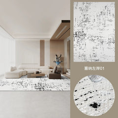 Outstanding Water Resistance! Premium Nordic-Style Waterproof Rug（Seine River）