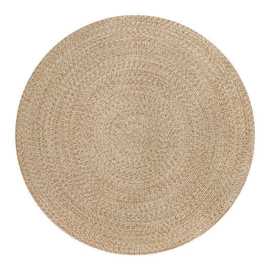 Round Handwoven Polypropylene Rug（Wa-fu 02）