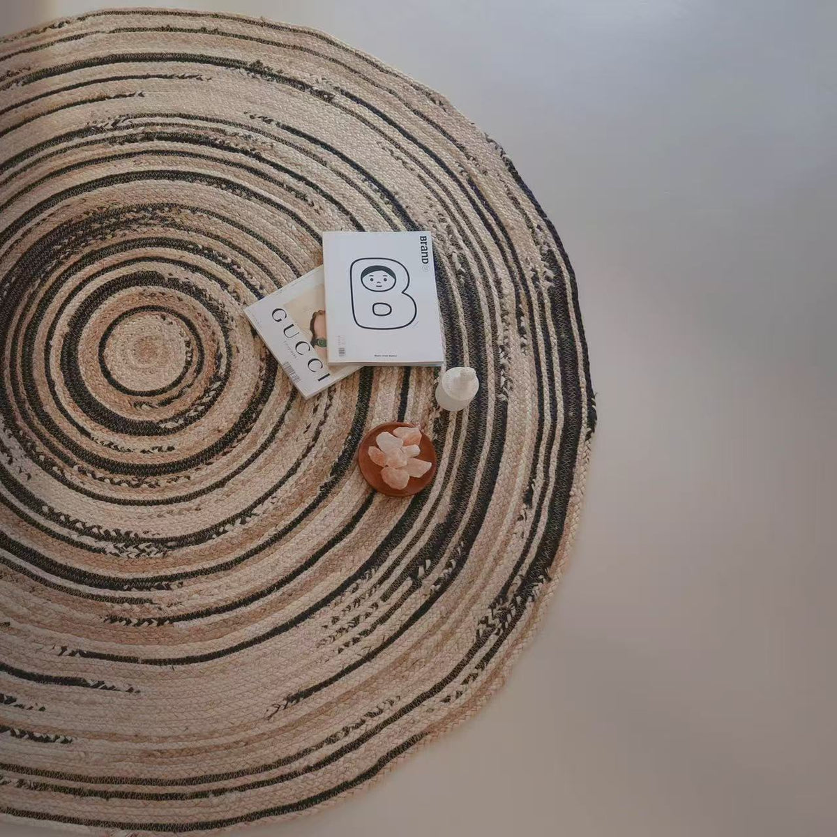 Natural Jute Rug – Summer-Friendly（Galaxy）