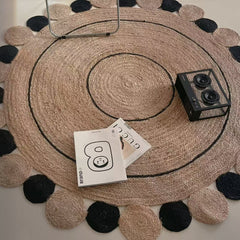 Natural Jute Rug – Summer-Friendly（Planet）