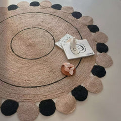 Natural Jute Rug – Summer-Friendly（Planet）