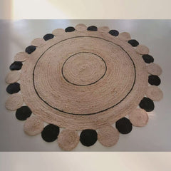 Natural Jute Rug – Summer-Friendly（Planet）