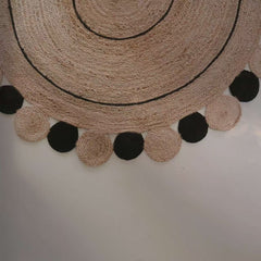 Natural Jute Rug – Summer-Friendly（Planet）