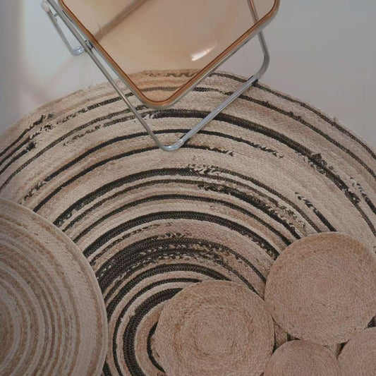 Natural Jute Rug – Summer-Friendly（Galaxy）