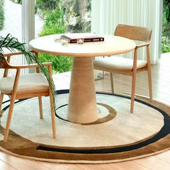 Premium Hand-Tufted Carpet（Circle）