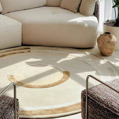 Premium Hand-Tufted Carpet（Circle）